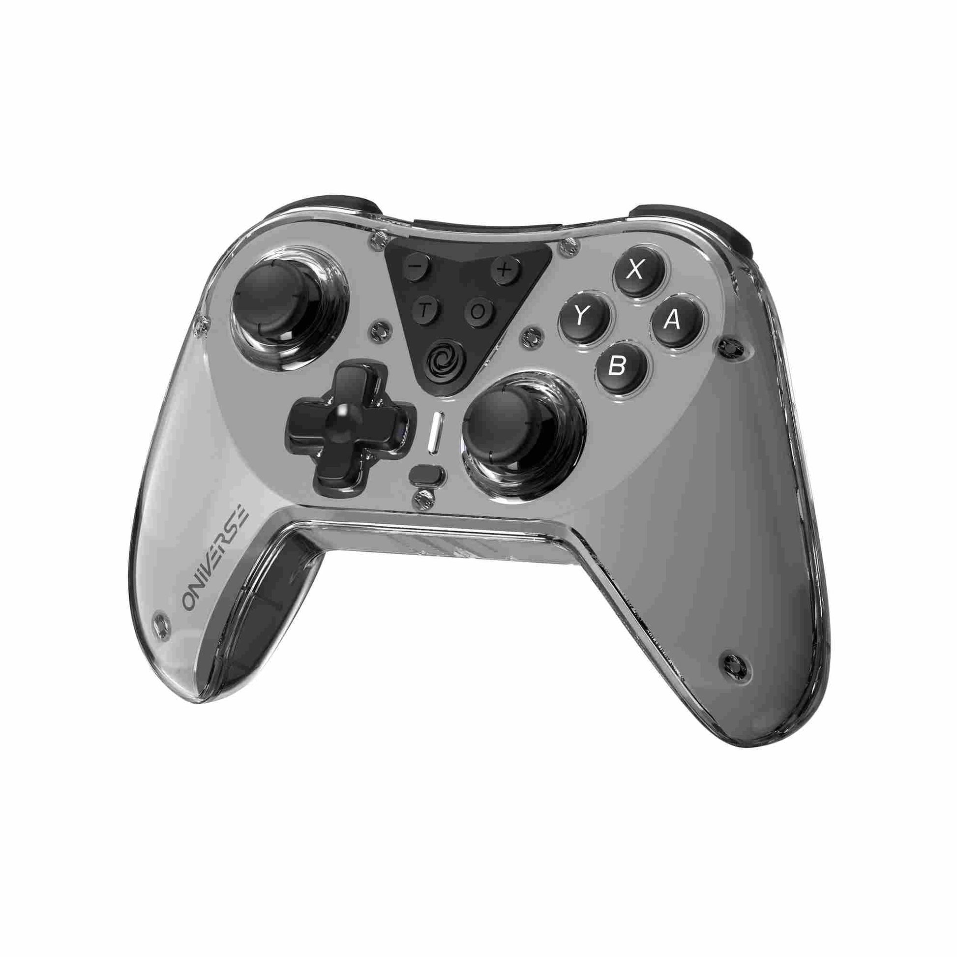 Oniverse | Astralite Grey Wireless Bluetooth Controller & Charging Station for Nintendo Switch, PC, Mobile
