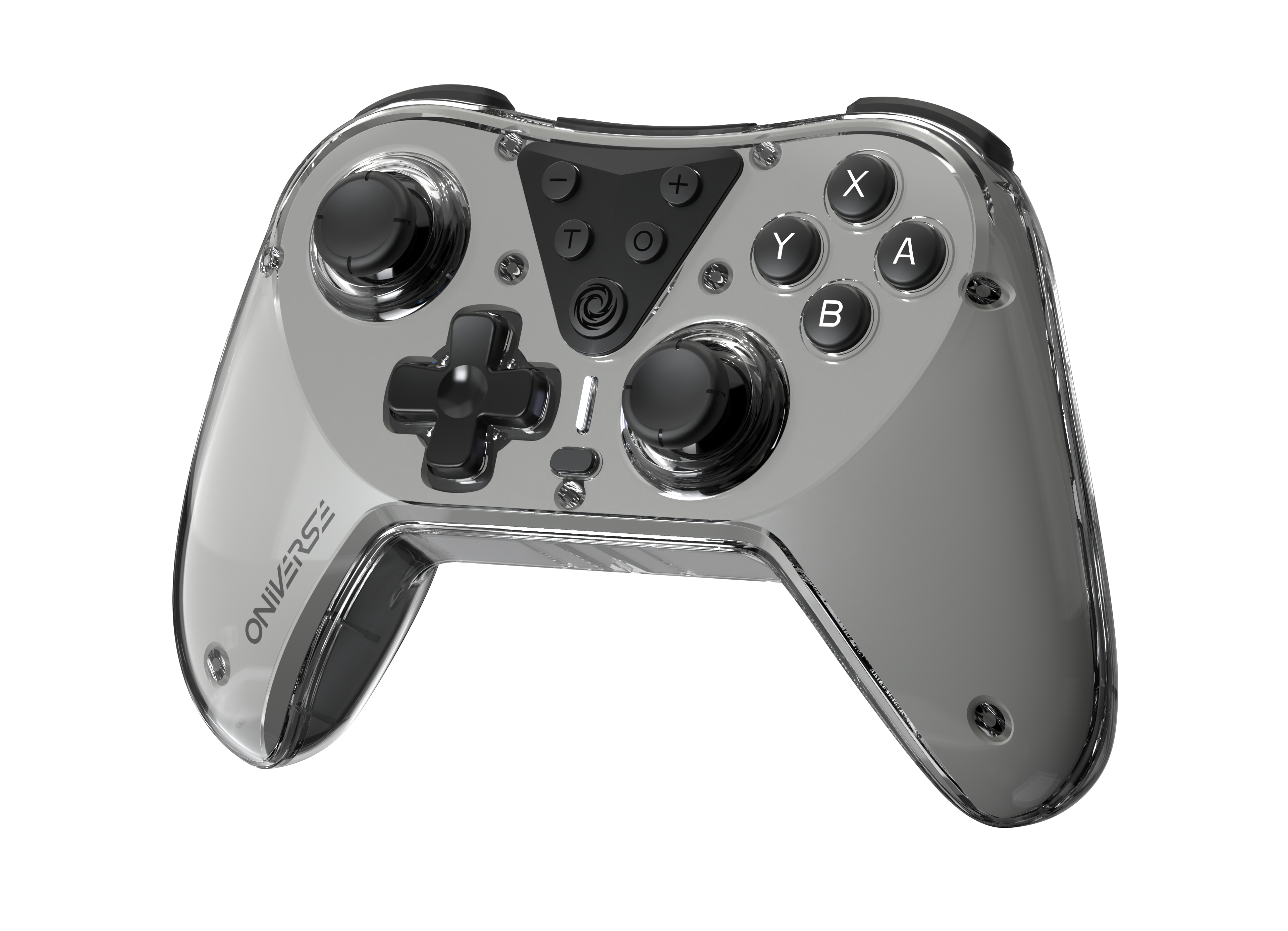 Oniverse | Astralite Grey Wireless Bluetooth Controller & Charging Station for Nintendo Switch, PC, Mobile