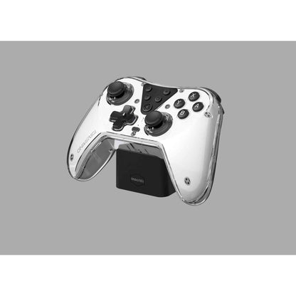 Oniverse | Astralite White Wireless Bluetooth Controller & Charging Station for Nintendo Switch, PC, Mobile