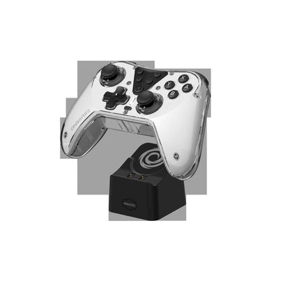 Oniverse | Astralite White Wireless Bluetooth Controller & Charging Station for Nintendo Switch, PC, Mobile