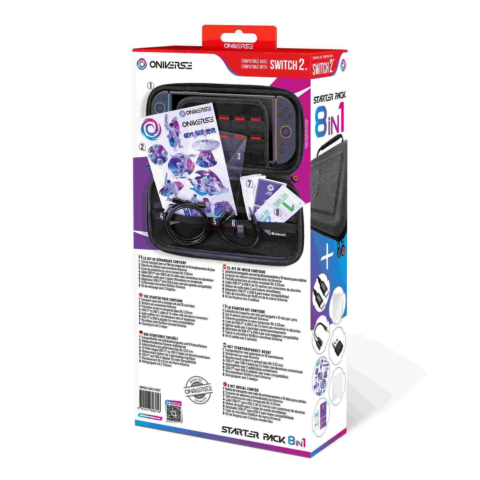 Oniverse | Nintendo Switch 2 8-in-1 Starter Pack