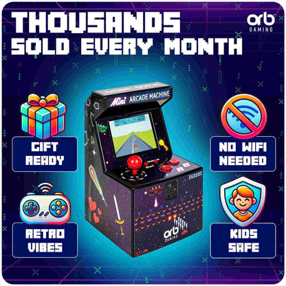 Thumbs Up Orb Retro Mini Arcade Machine 240 Games