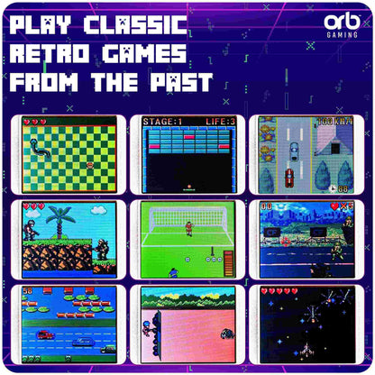 Thumbs Up Orb Retro Mini Handheld Console Gold 150 Games