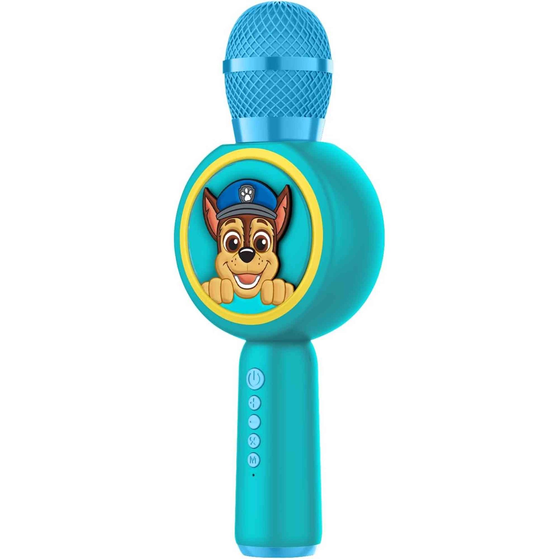 OTL | Paw Patrol Chase Karaoke Microphone and Wireless Speaker with LED Lights