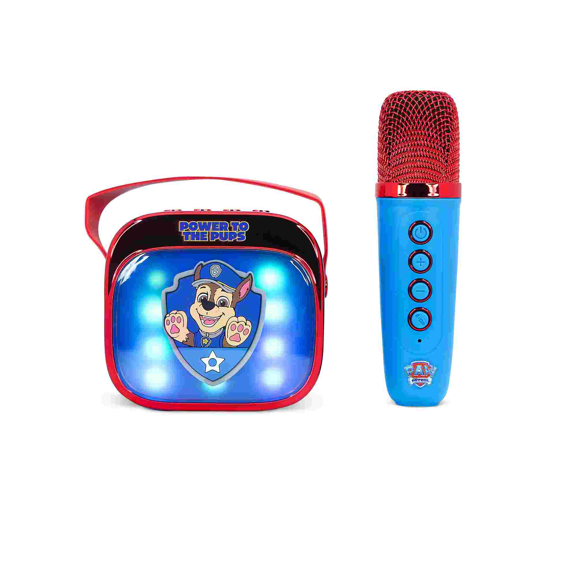 OTL Paw Patrol Popsing LED Light-Up Wireless Karaoke Speaker & Microphone