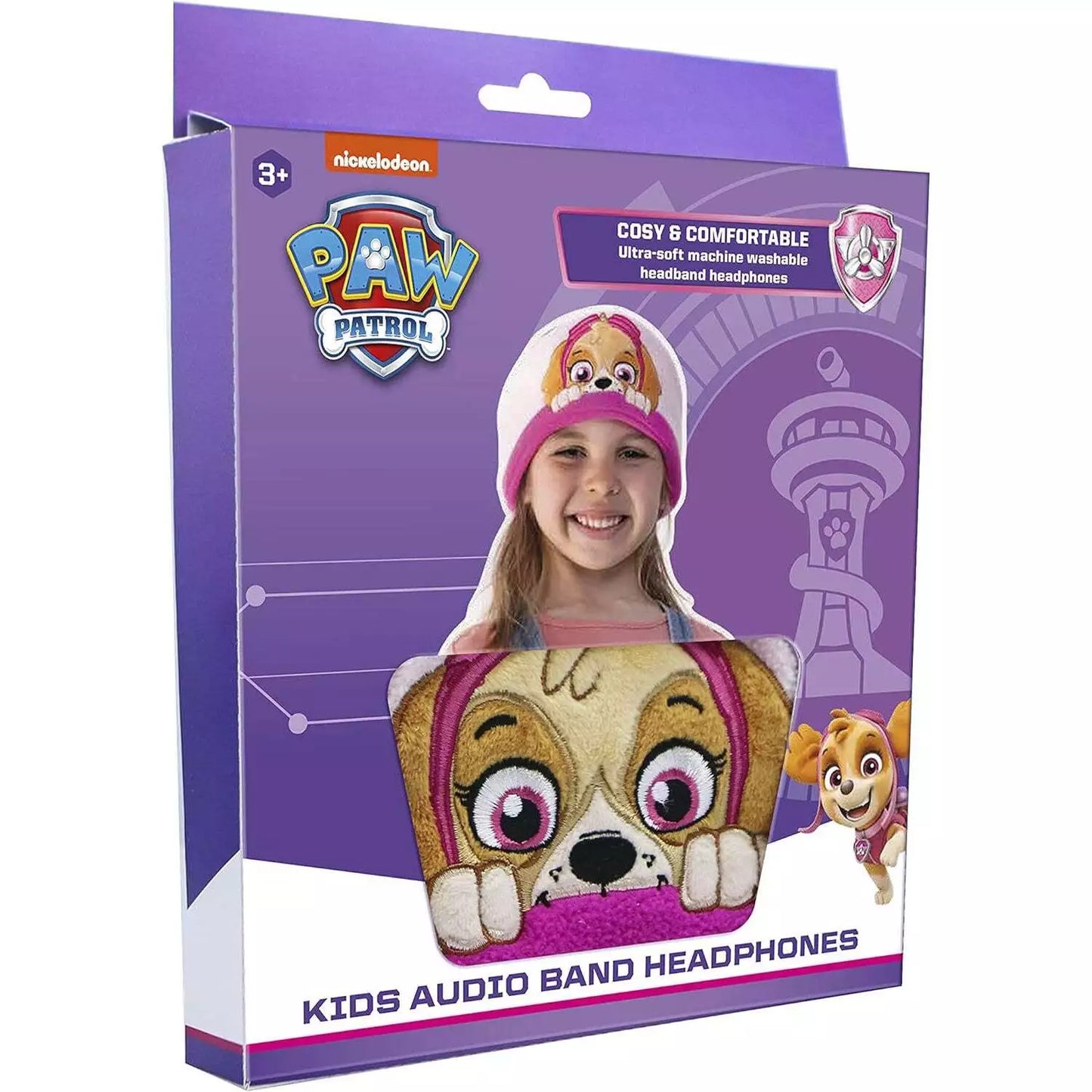 OTL | Paw Patrol Skye Kid's Fleece Audio Band Washable Wired Headphones