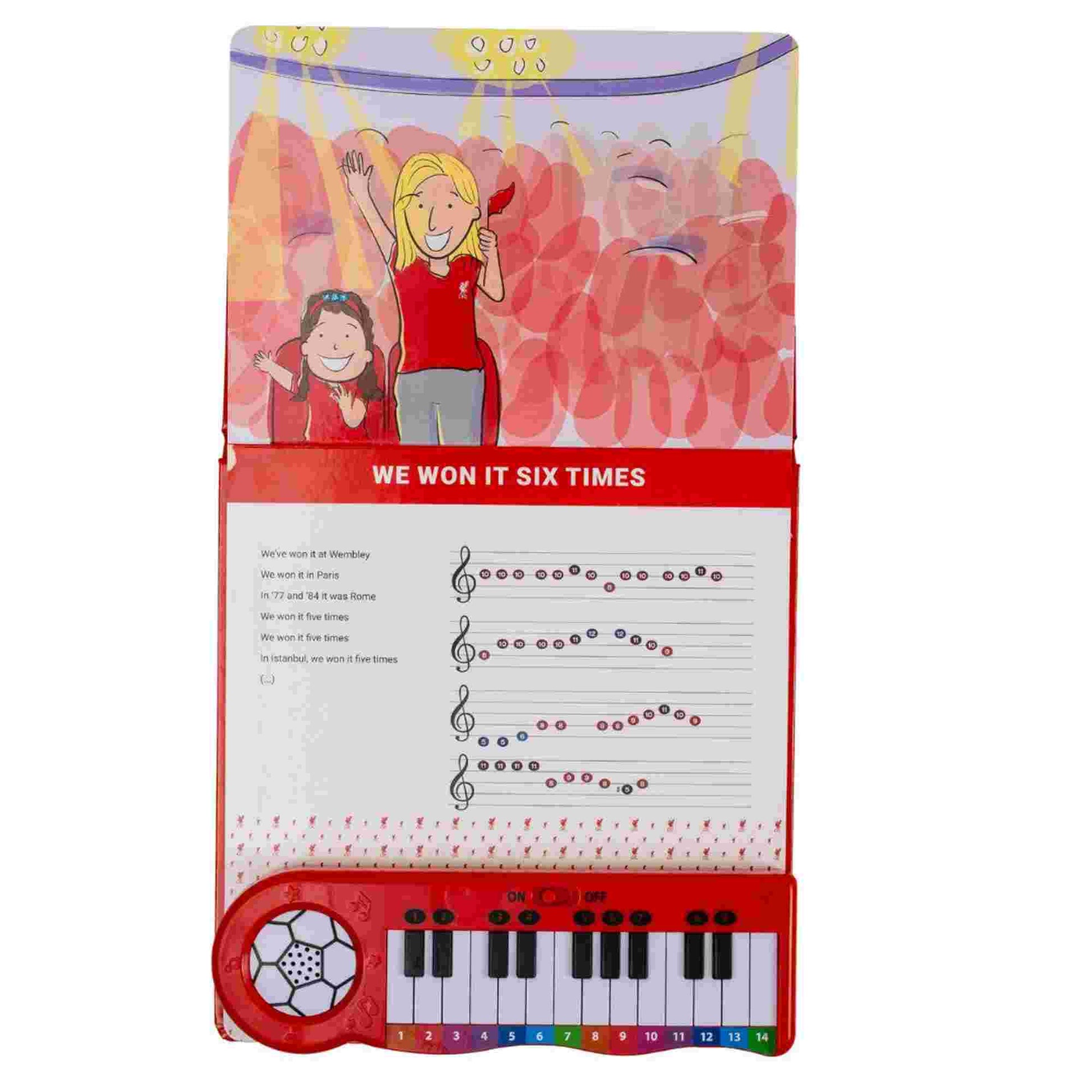 Fans Legacy Liverpool FC LFC Fan Chants Piano Book