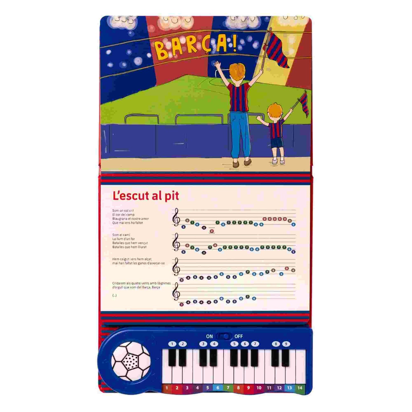 Fans Legacy FC Barcelona Barca Fan Chants Piano Book