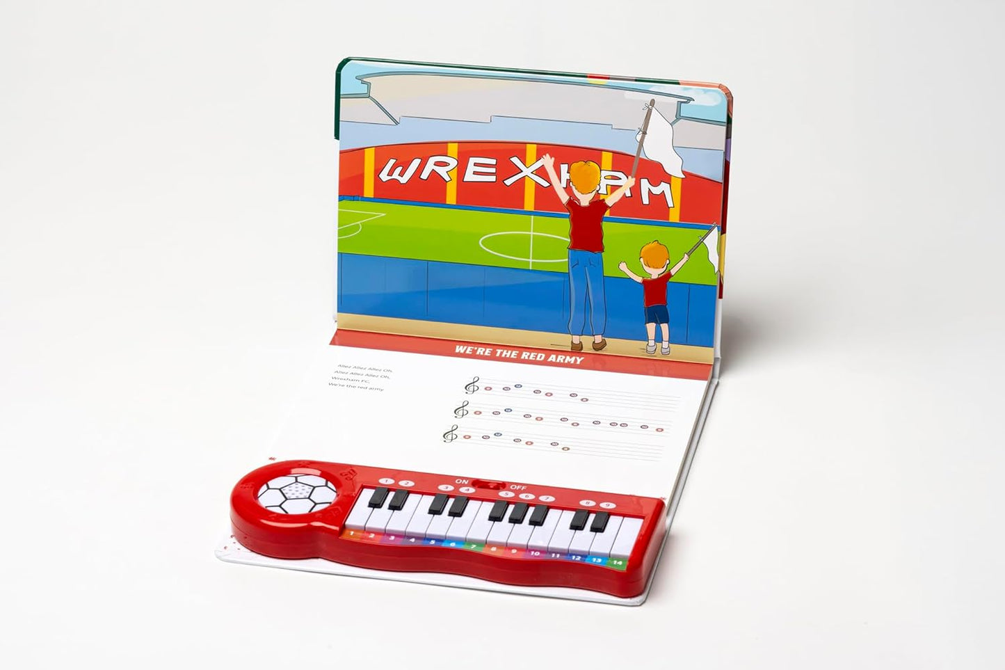Fans Legacy Wrexham AFC Wrexham Fan Chants Piano Book