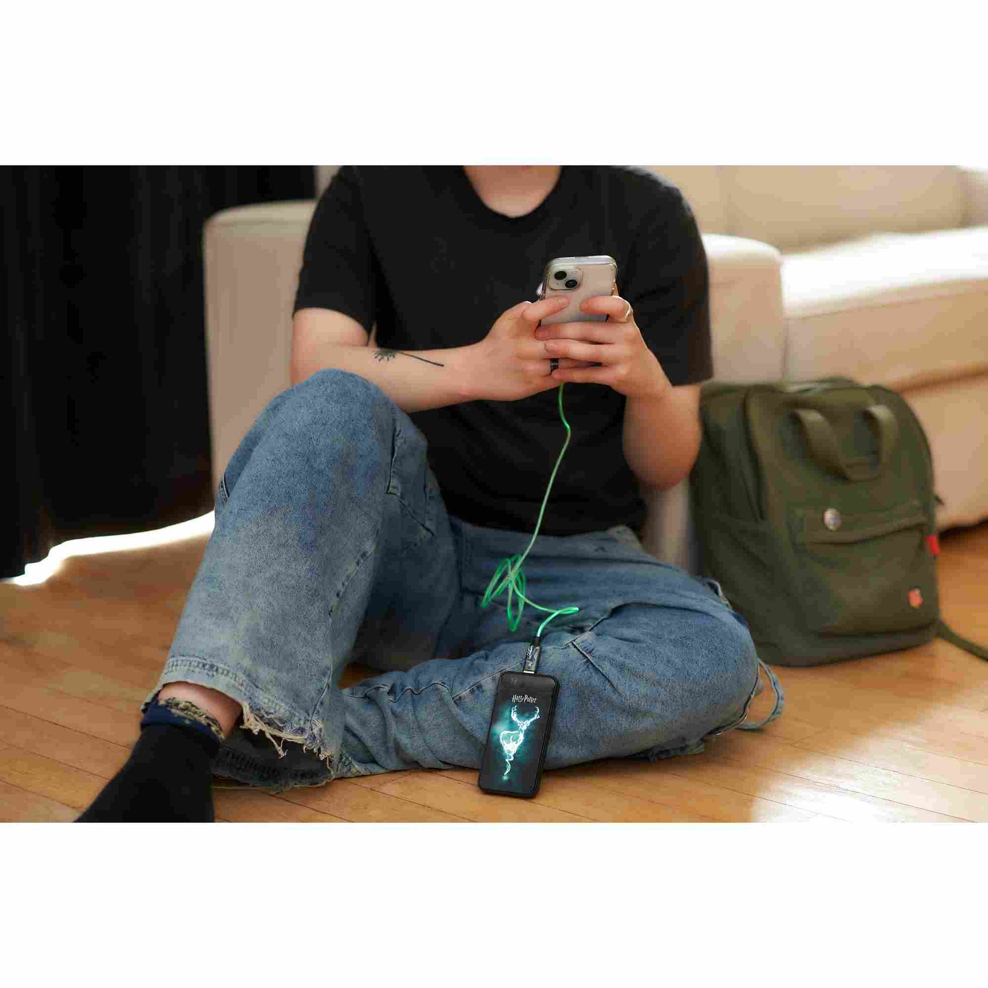 Lazerbuilt | Harry Potter Patronus Light-Up Power Bank 10,000mAh