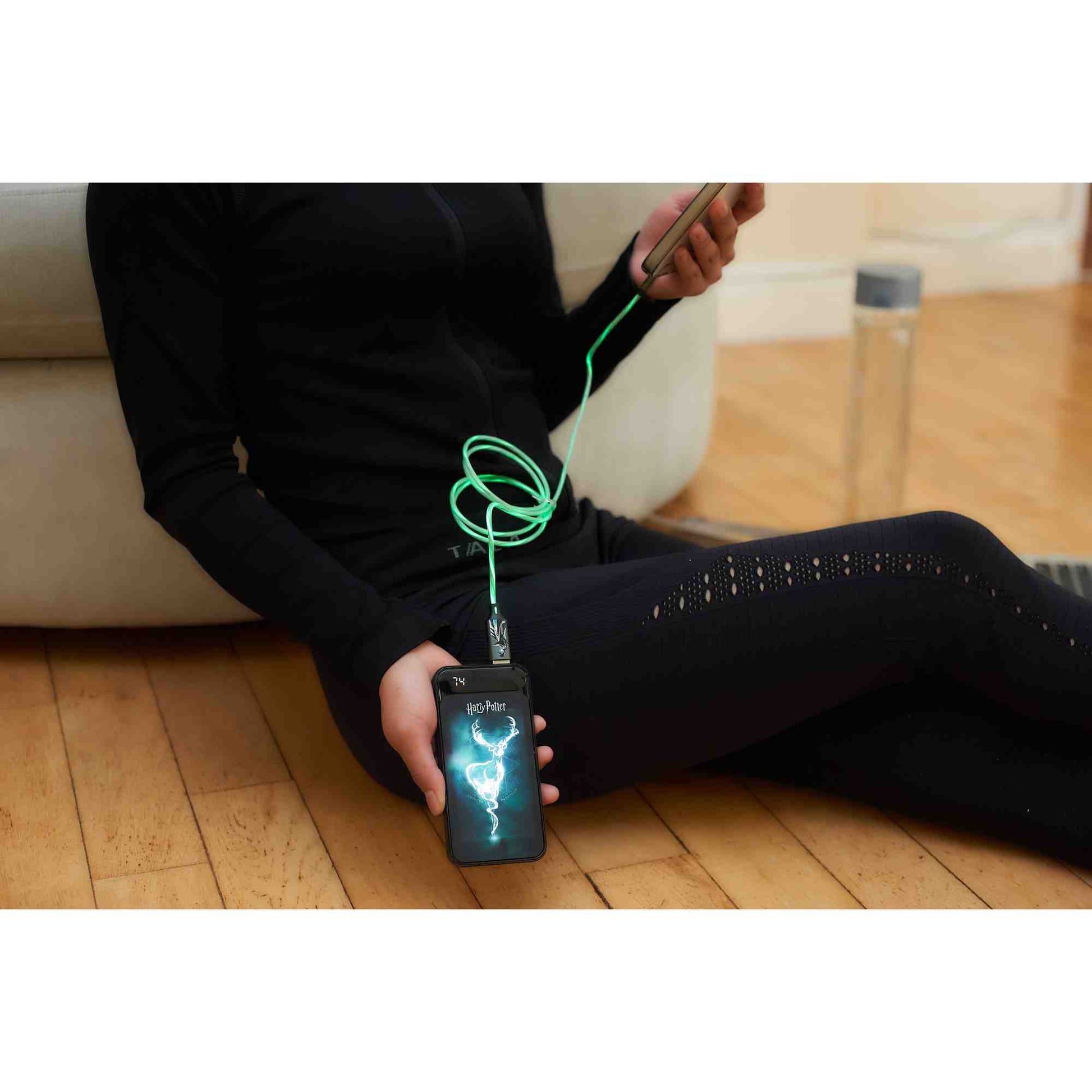 Lazerbuilt | Harry Potter Patronus Light-Up Power Bank 10,000mAh
