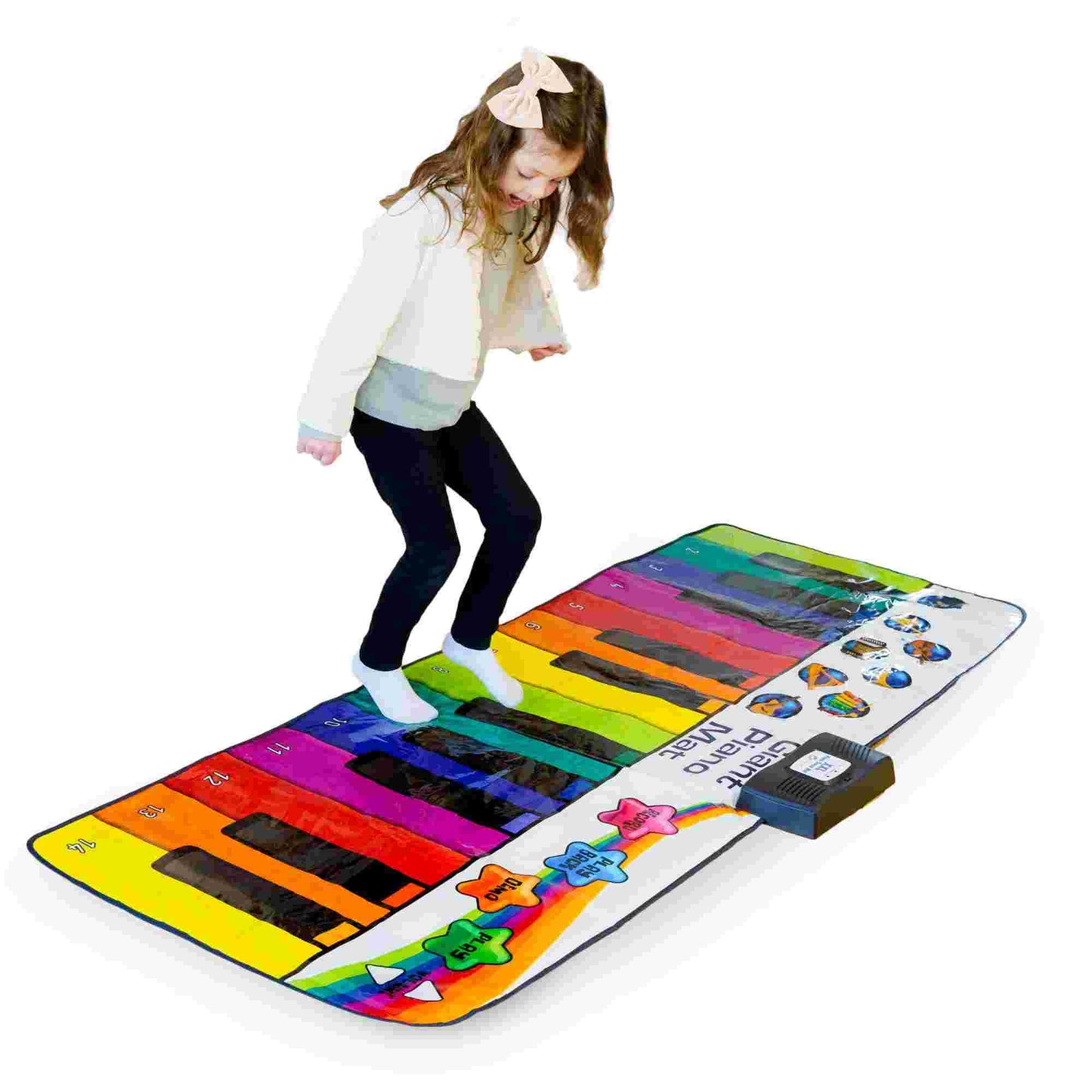 N-Gear | Piano Dance Mat XXL 180CM Interactive Play Mat Music Mat