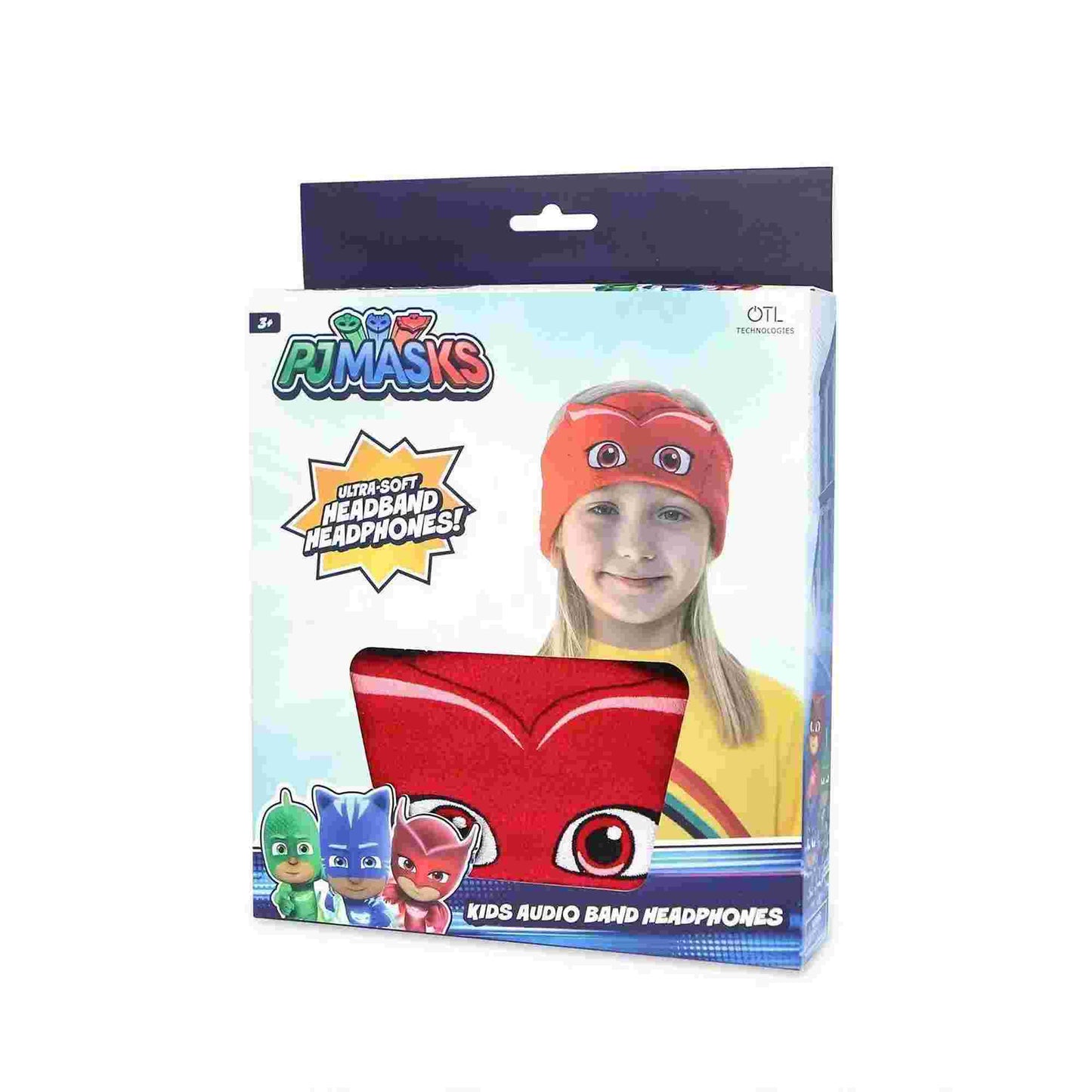 OTL | PJ Masks Owlette Kid's Fleece Audio Band Washable Wired Headphones