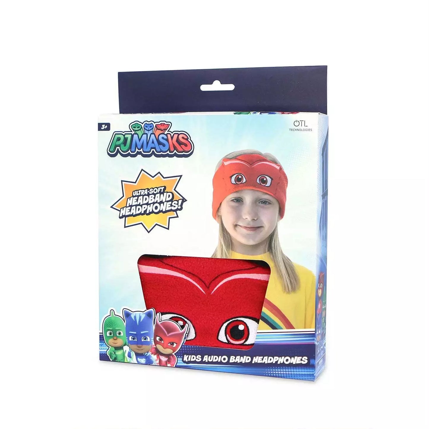OTL | PJ Masks Owlette Kid's Fleece Audio Band Washable Wired Headphones