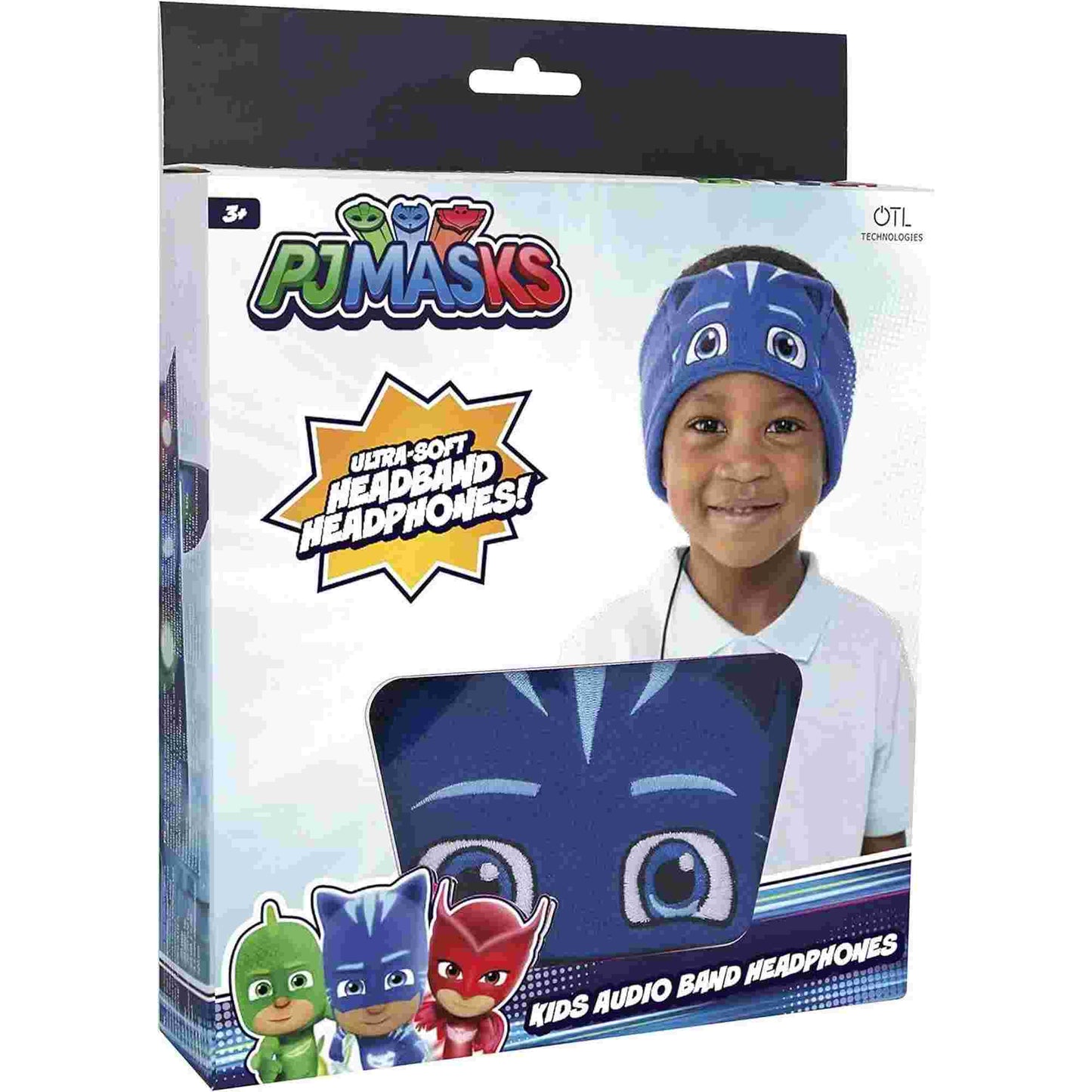 OTL | PJ Masks Catboy Kid's Fleece Audio Band Washable Wired Headphones
