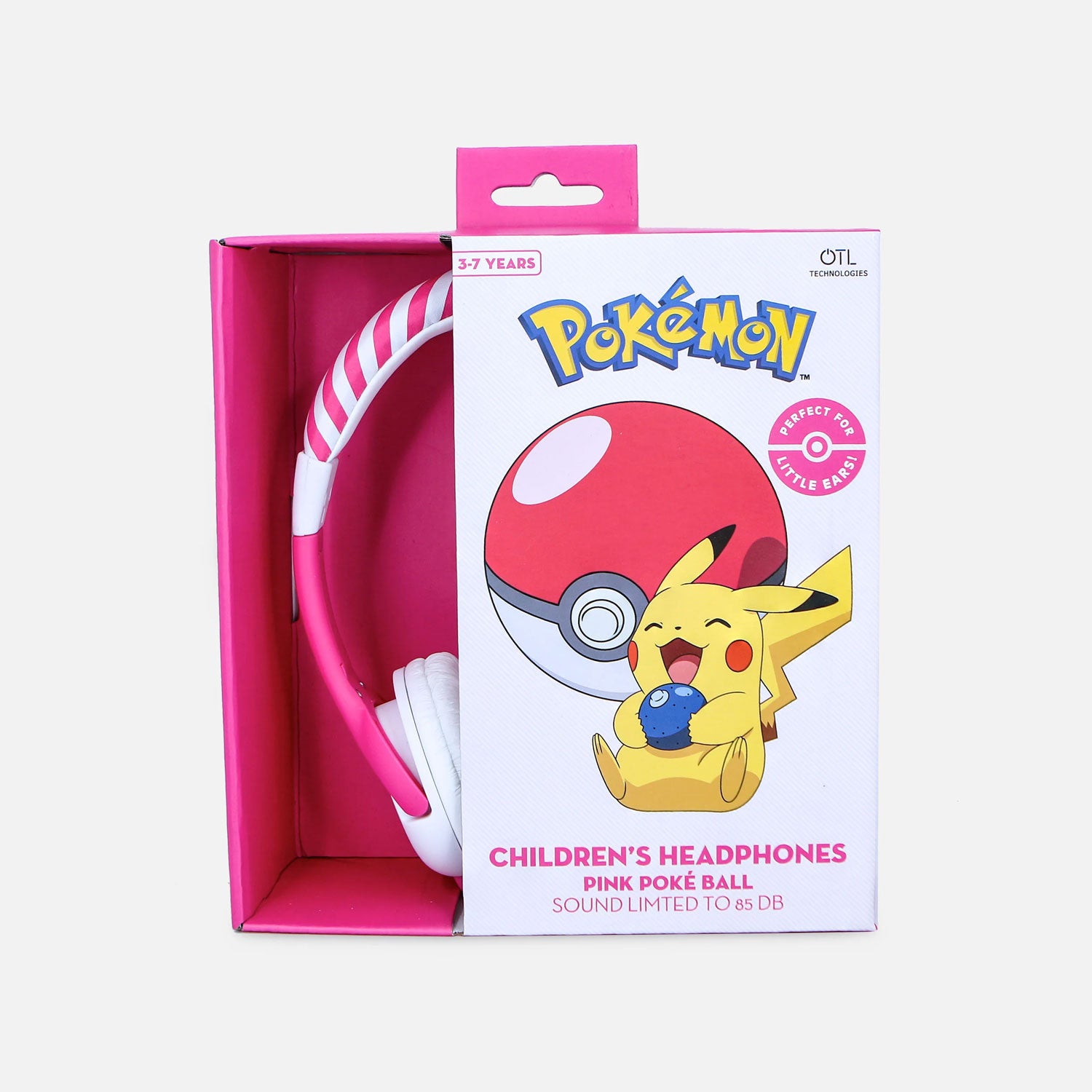 Pokemon | Pokeball Pink Kids Headphones - xploregifts