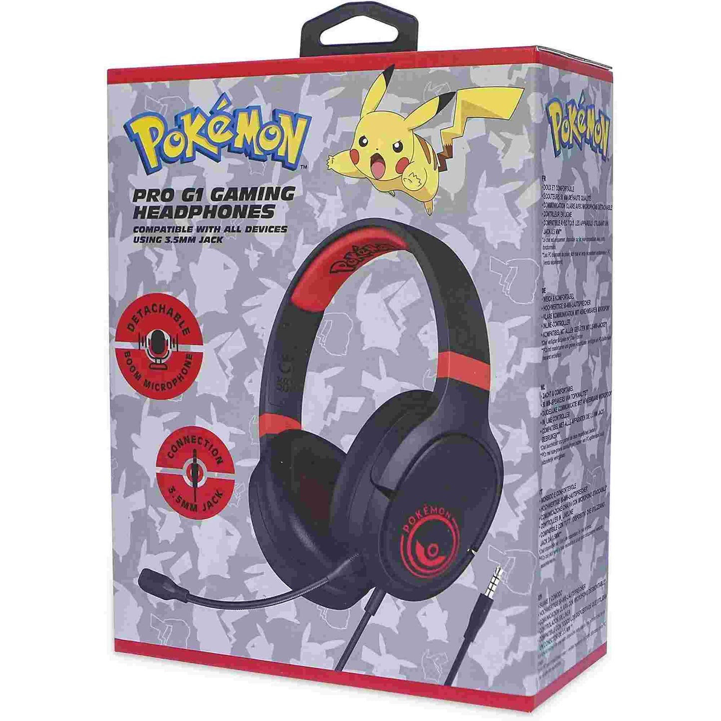 OTL | Pokémon Pokéball Pro G1 Wired Gaming Headset with Detachable Microphone