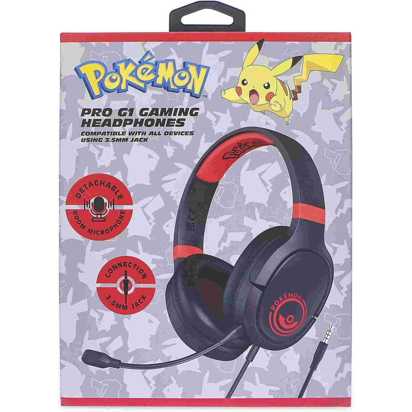 OTL | Pokémon Pokéball Pro G1 Wired Gaming Headset with Detachable Microphone