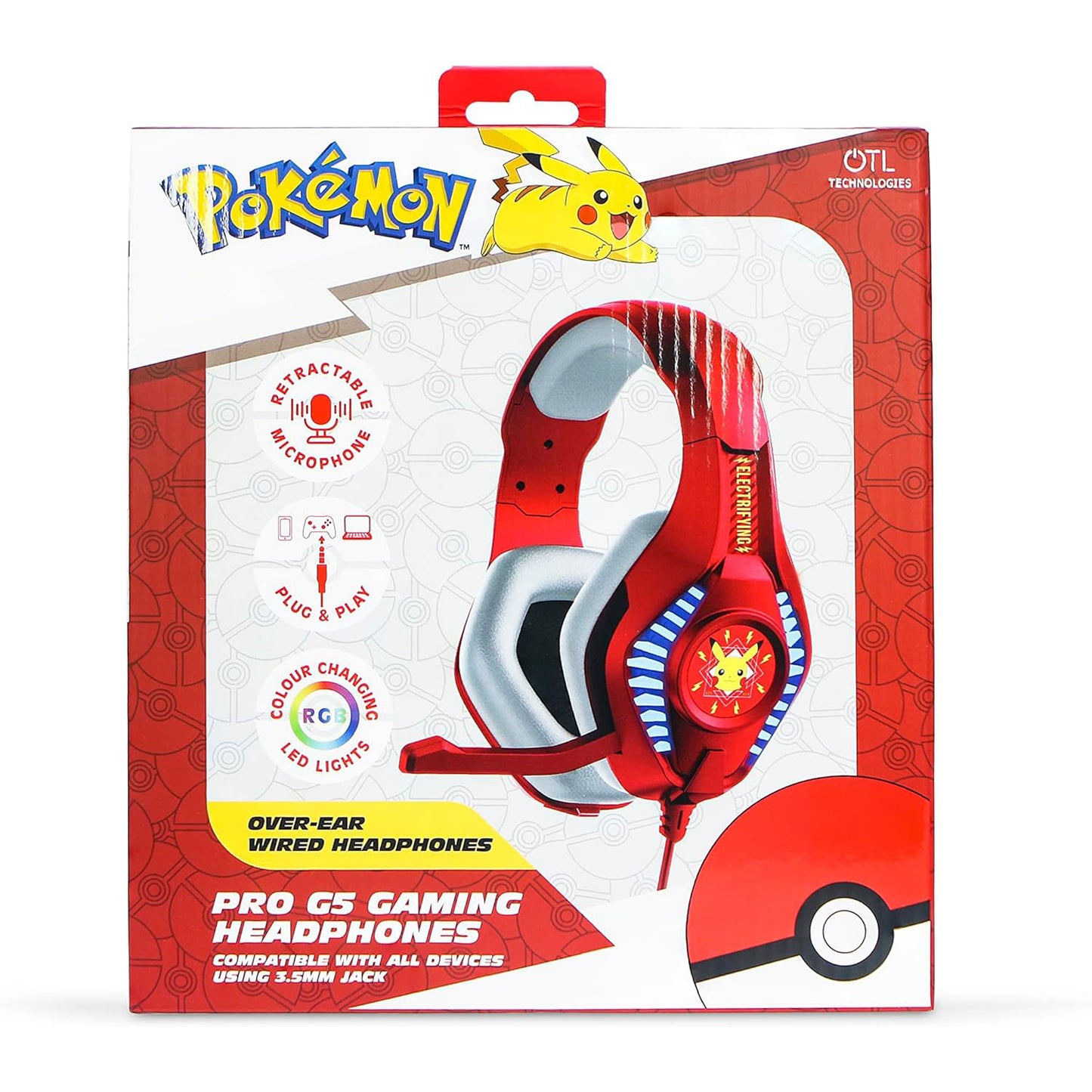 Pokémon|  Pikachu Pro G5 Gaming Headphones