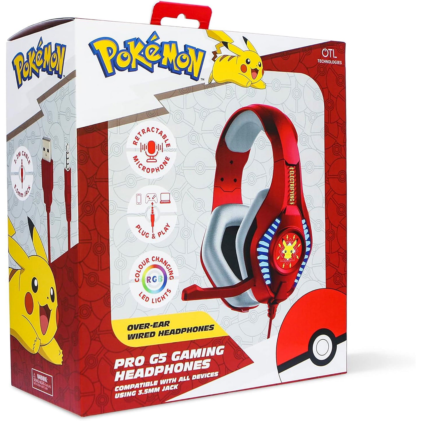 Pokémon|  Pikachu Pro G5 Gaming Headphones