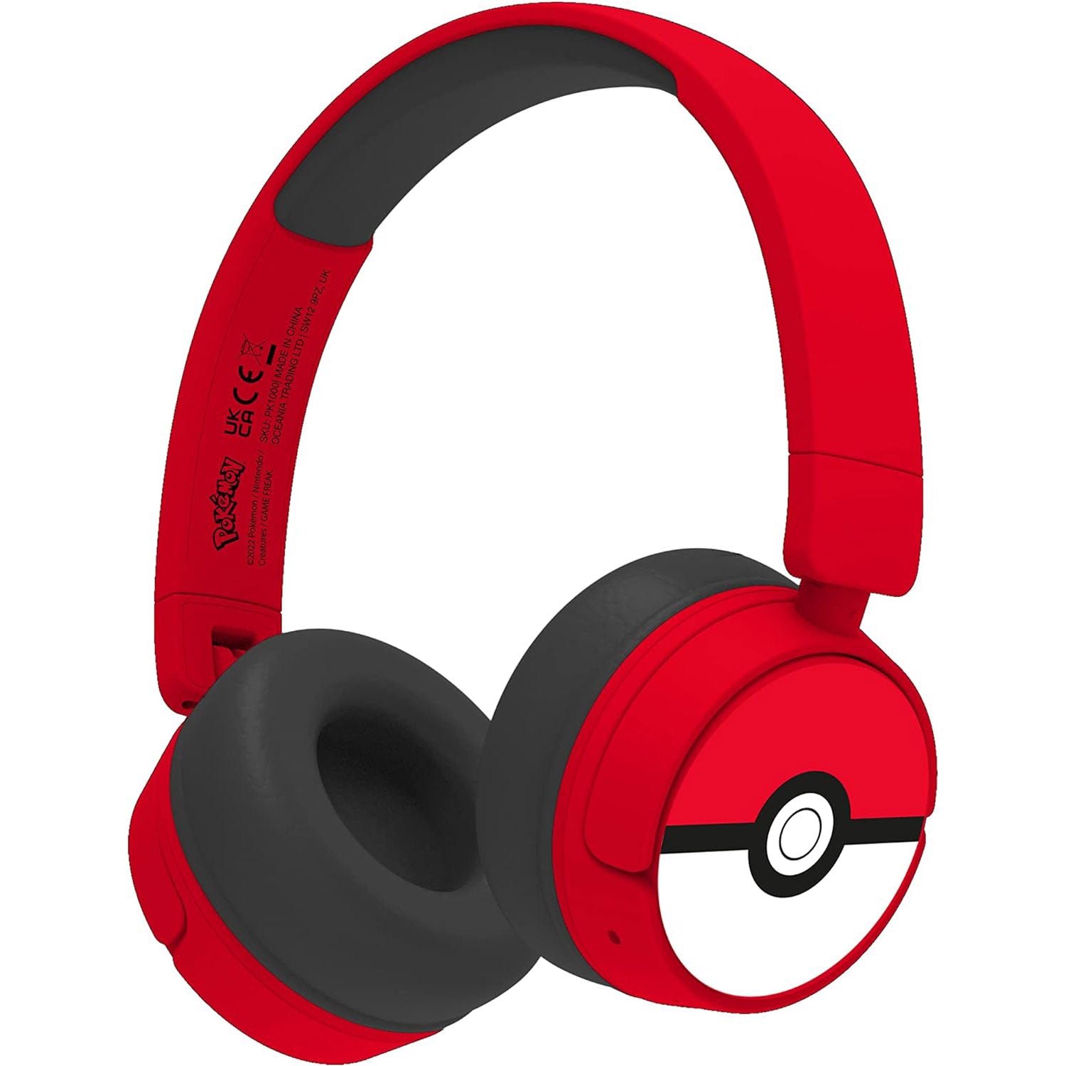 OTL | Pokémon Pokéball Kid's Wireless Bluetooth Headphones with Built-in Microphone
