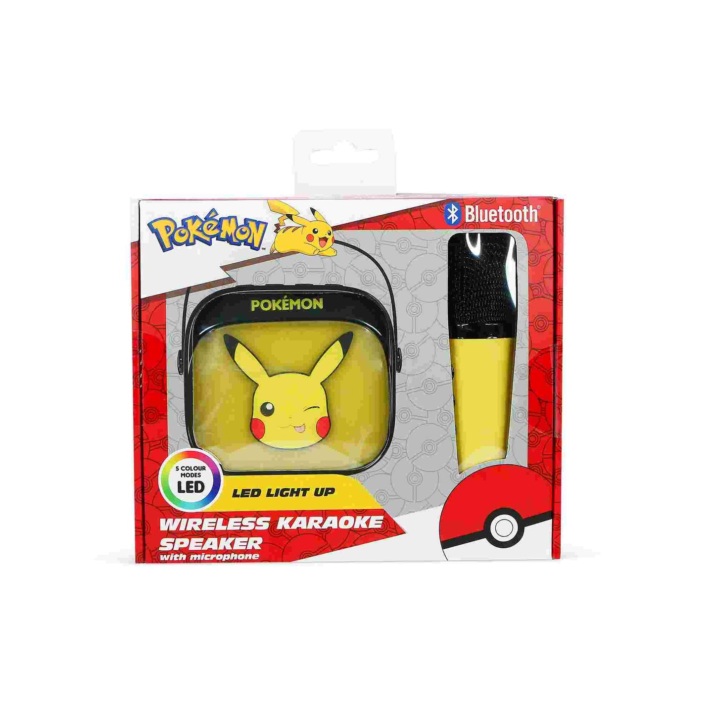 OTL Pikachu Popsing Led Light-Up Wireless Karaoke Speaker & Microphone