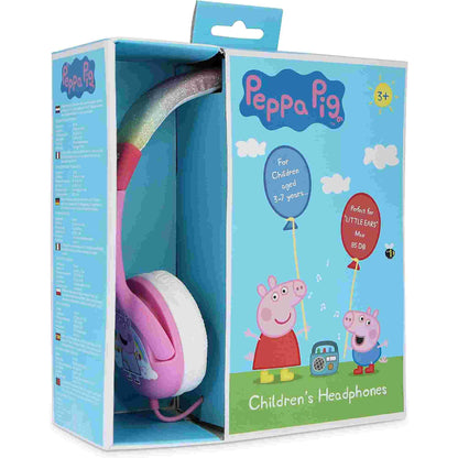 OTL | Peppa Pig Glitter Rainbow Peppa Pink Kids Headphones
