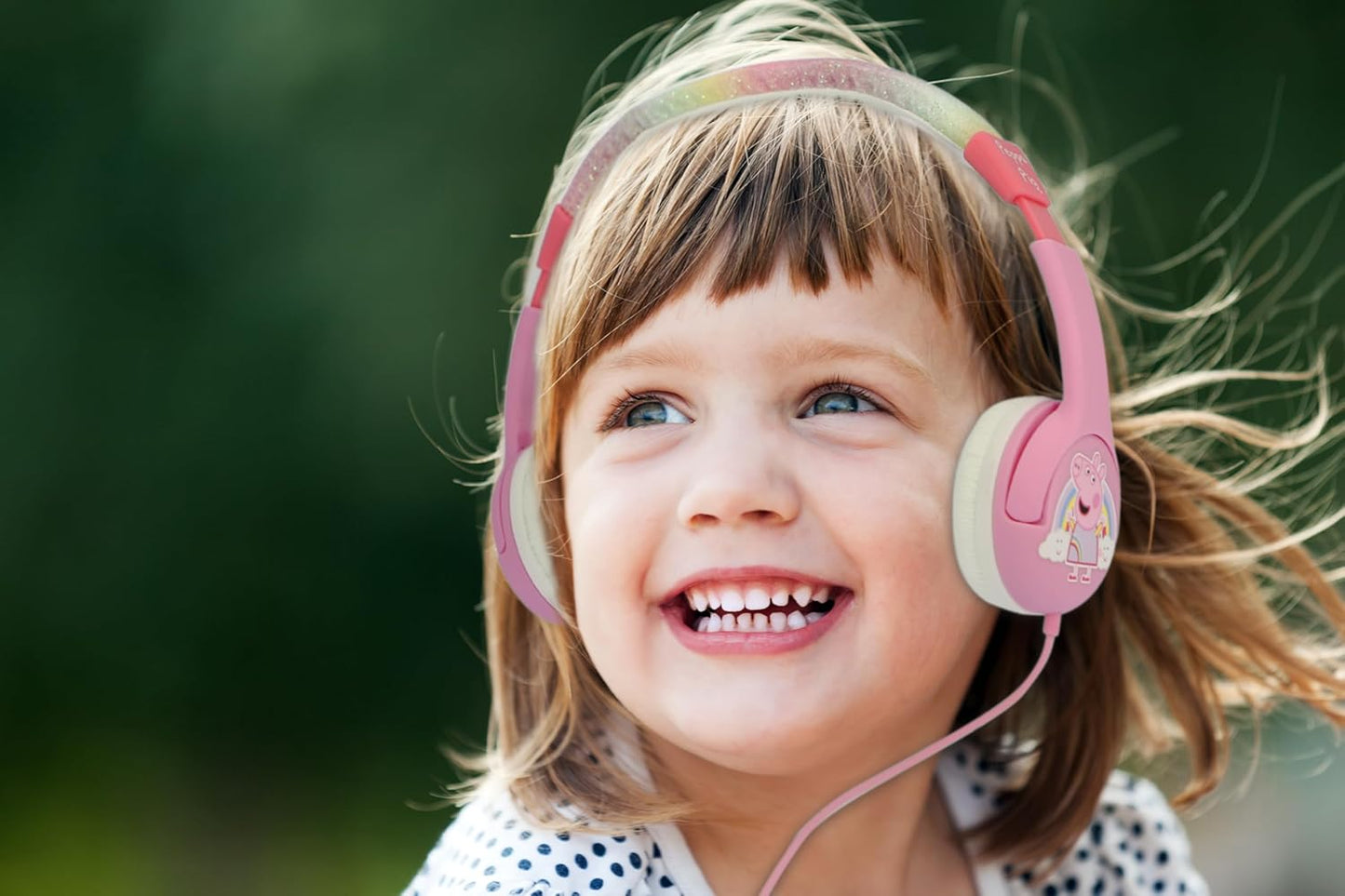 OTL | Peppa Pig Glitter Rainbow Peppa Pink Kids Headphones