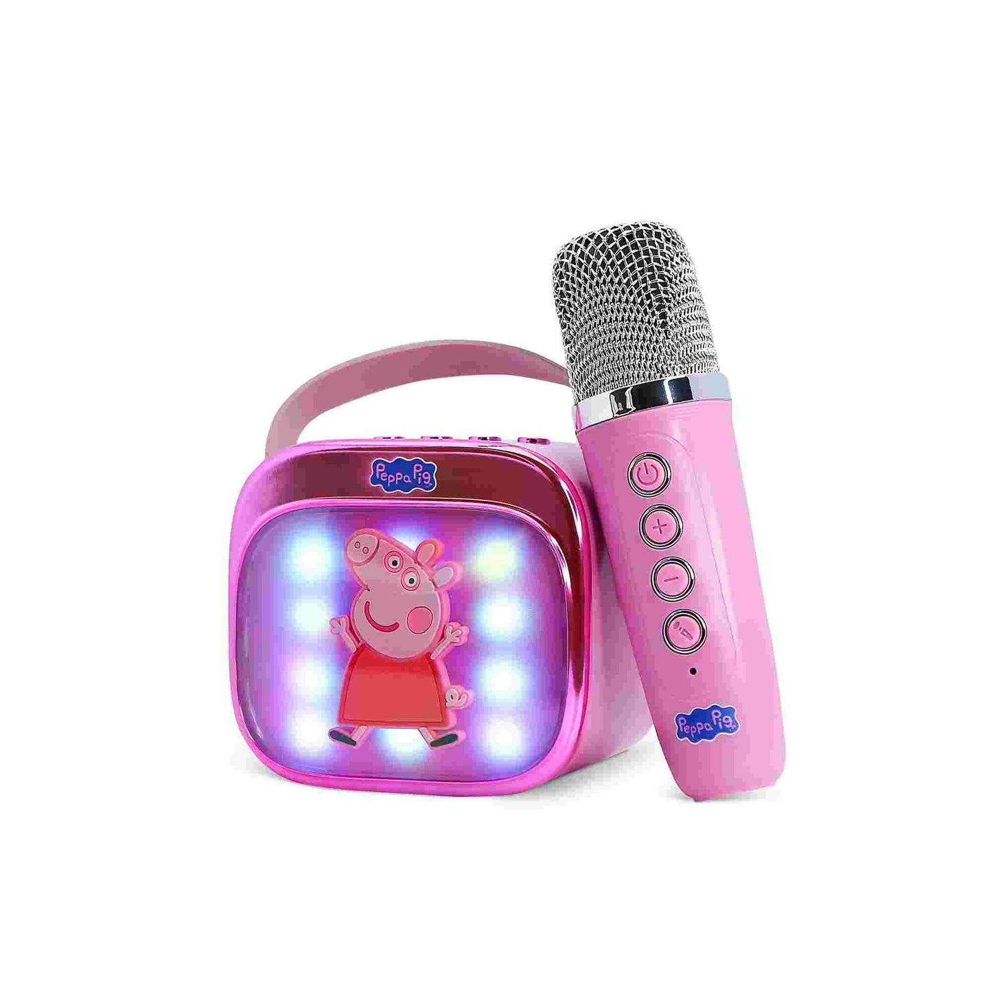 OTL Peppa Pig Popsing Led Light-Up Wireless Karaoke Speaker & Microphone