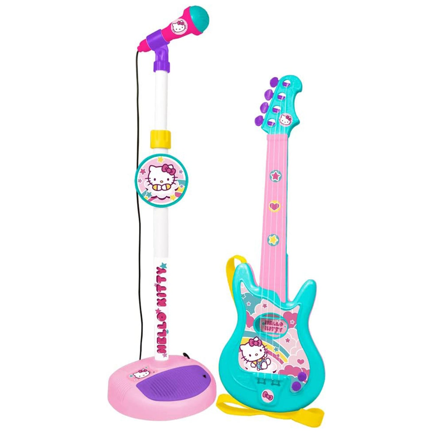 Hello Kitty Guitar with Microphone & Stand