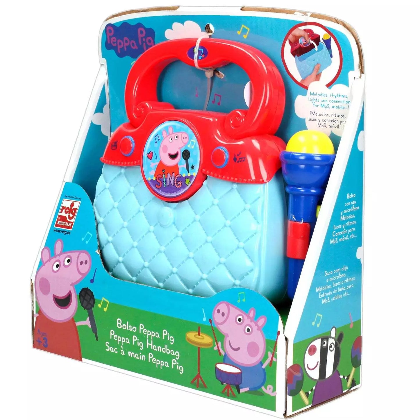 Reig | Peppa Pig Glamour Bag With Microphone