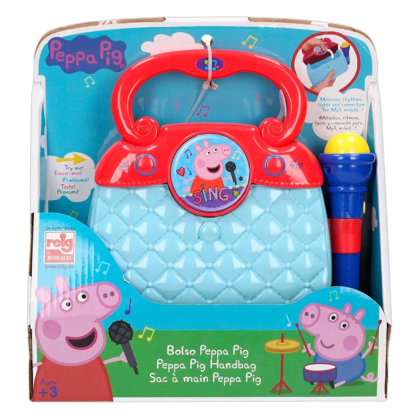Reig | Peppa Pig Glamour Bag With Microphone