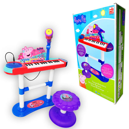 Peppa Pig | Keyboard With Stand And Stool - xploregifts