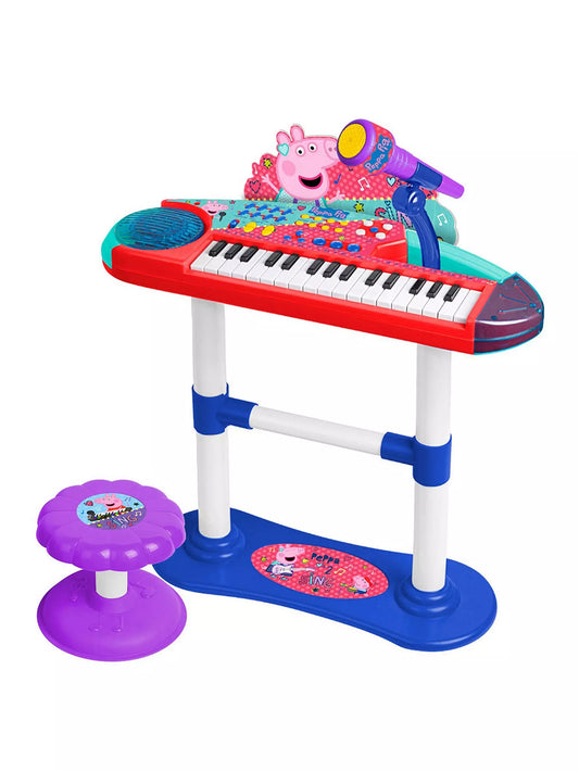 Peppa Pig | Keyboard With Stand And Stool - xploregifts