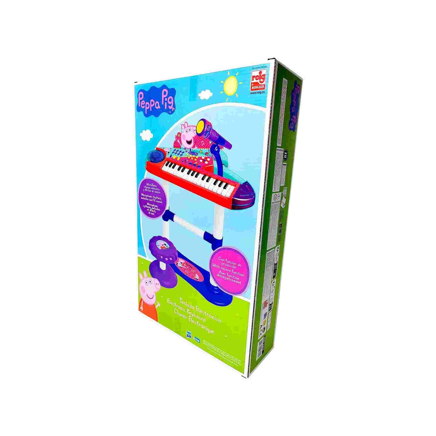 Reig | Peppa Pig 32 Key Organ with Microphone Stand and Bench