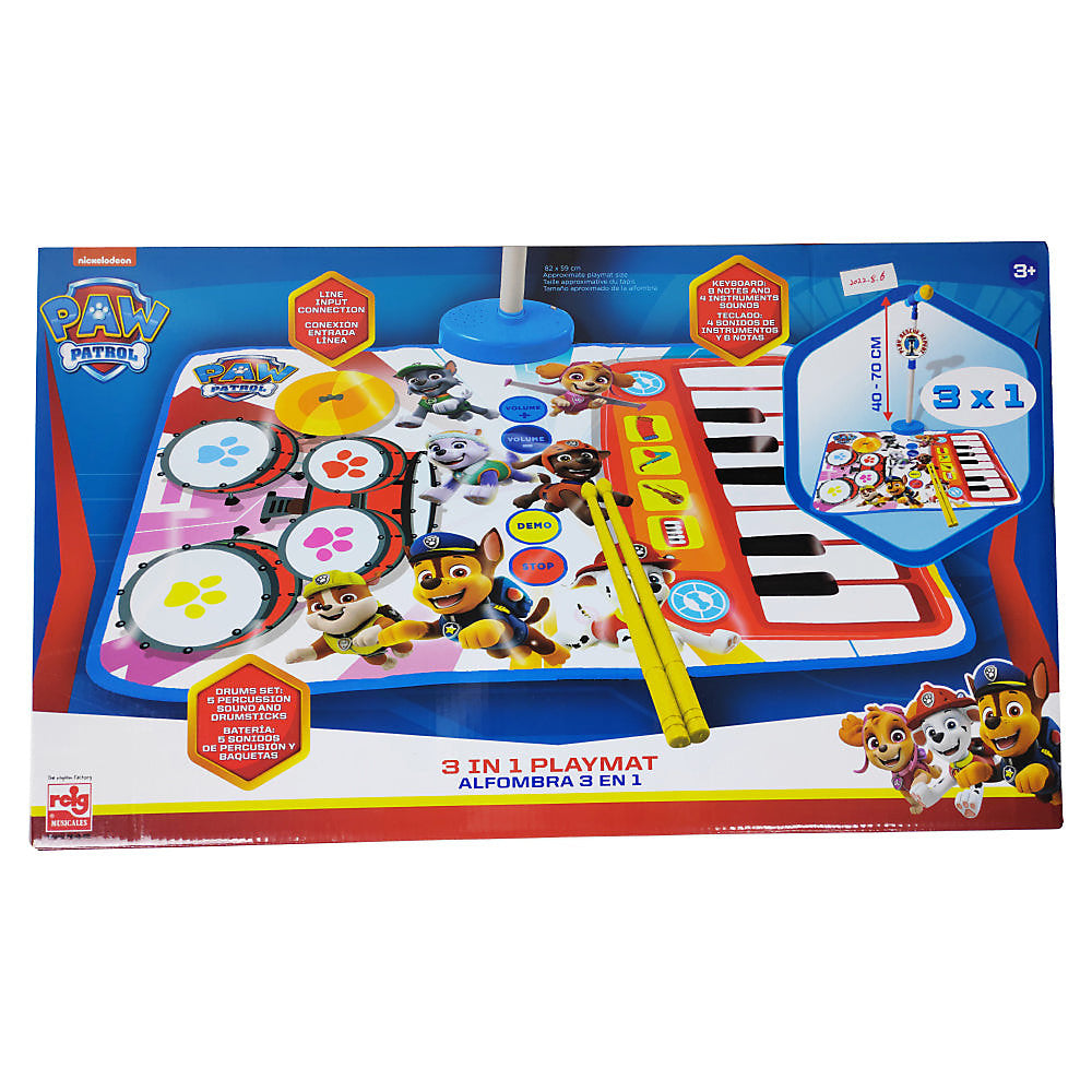 Reig | Paw Patrol 3-in-1 Playmat with Built-In Music, Lights and Sounds