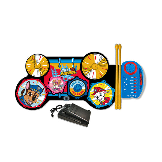 Reig | Paw Patrol Flexible Drum Mat with Pedal and Sticks