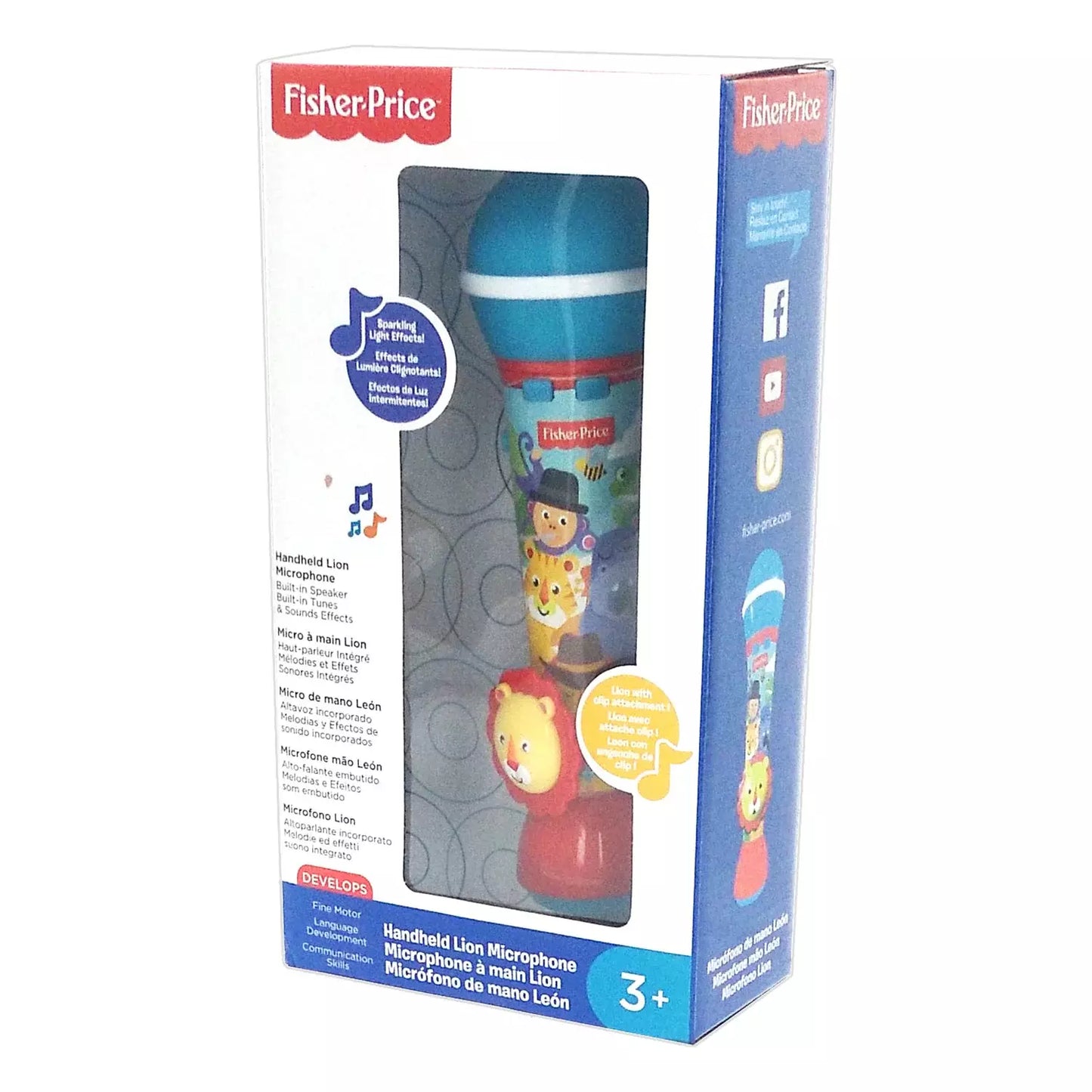 Reig | Fisher Price Lion Microphone with Lights & Sounds