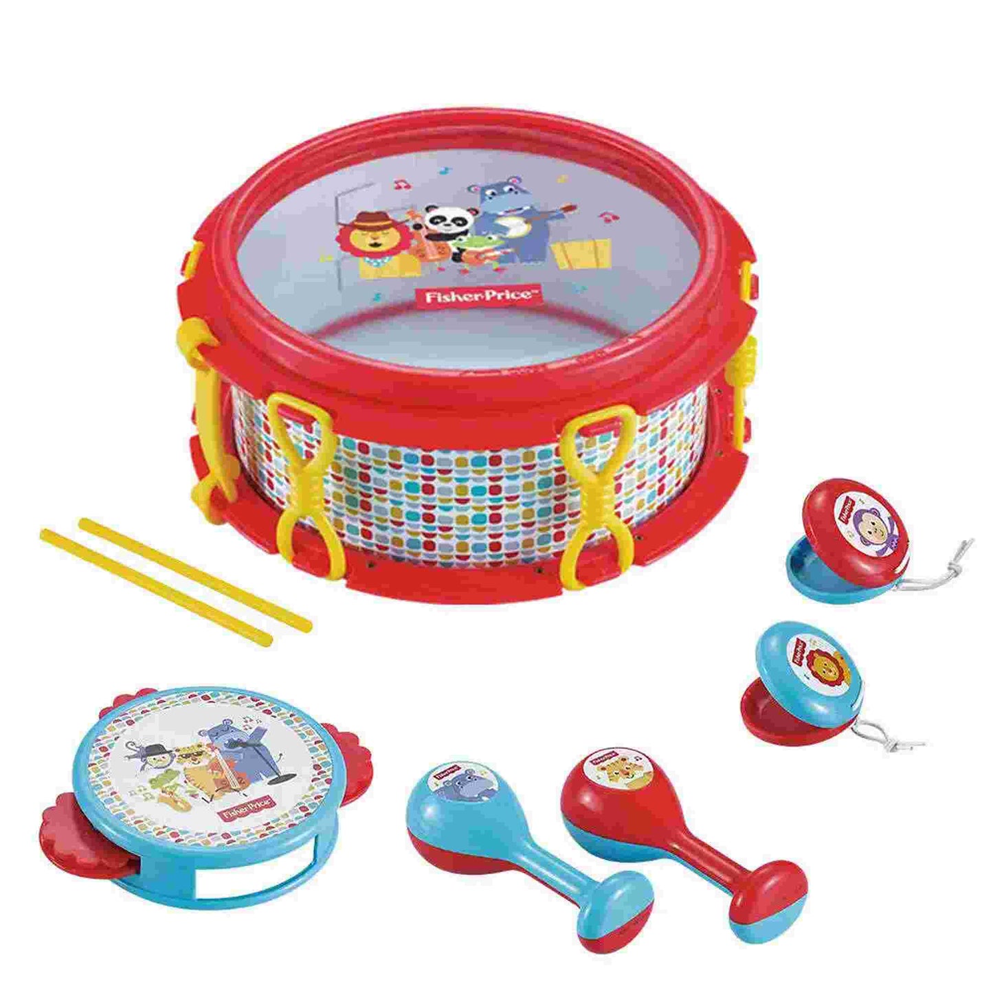 Reig | Fisher Price Percussion Set with 4 Instruments