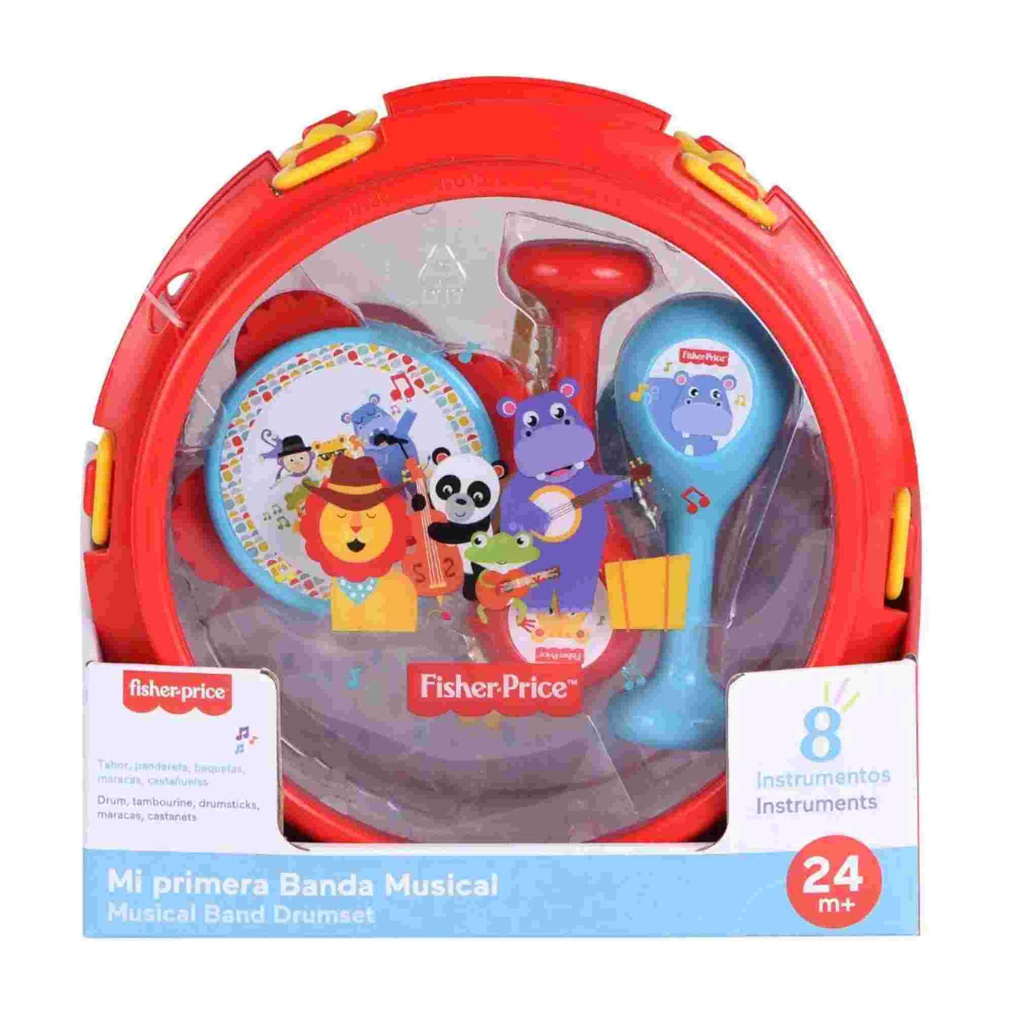 Reig | Fisher Price Percussion Set with 4 Instruments
