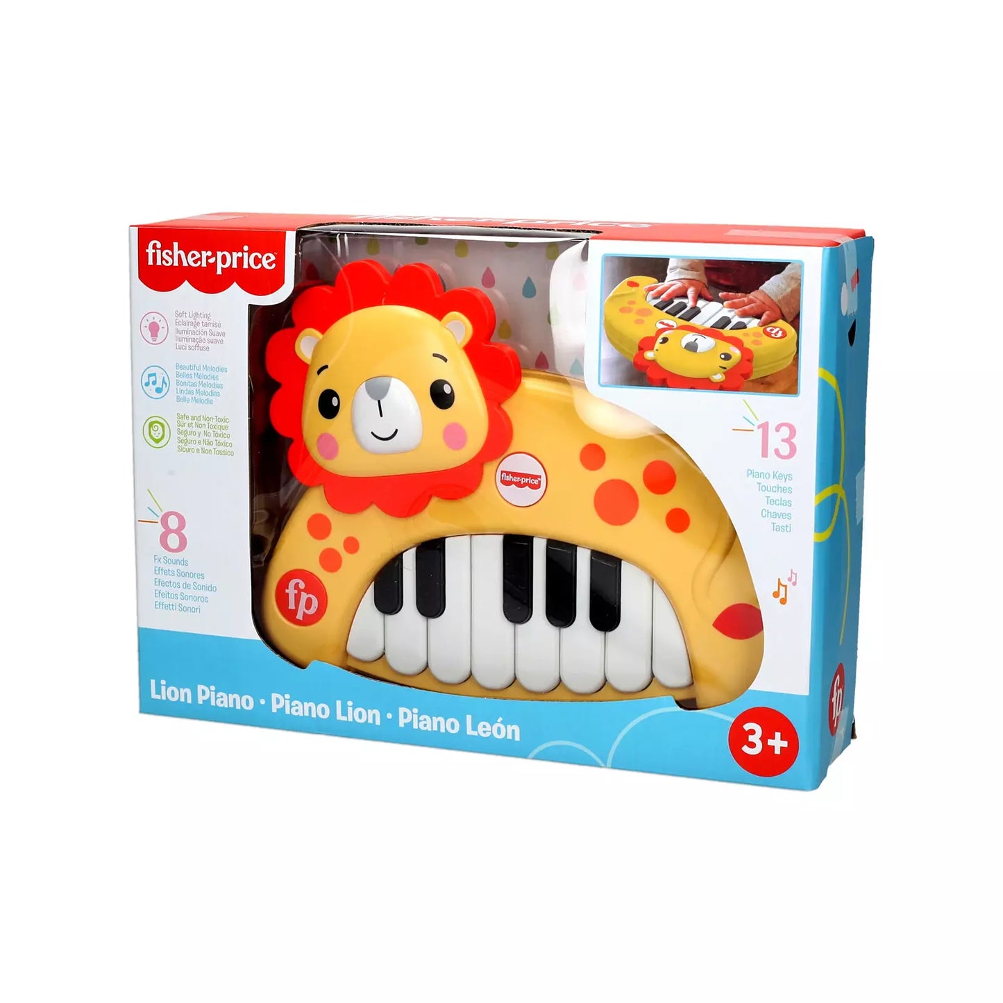 Reig | Fisher Price Lion 13-Key Keyboard