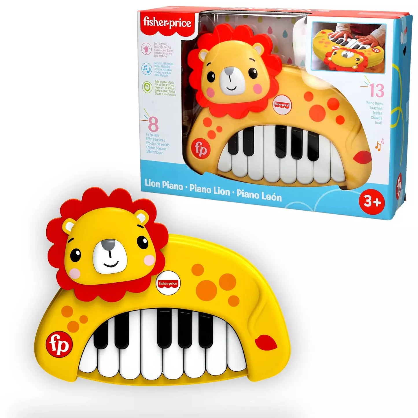 Reig | Fisher Price Lion 13-Key Keyboard