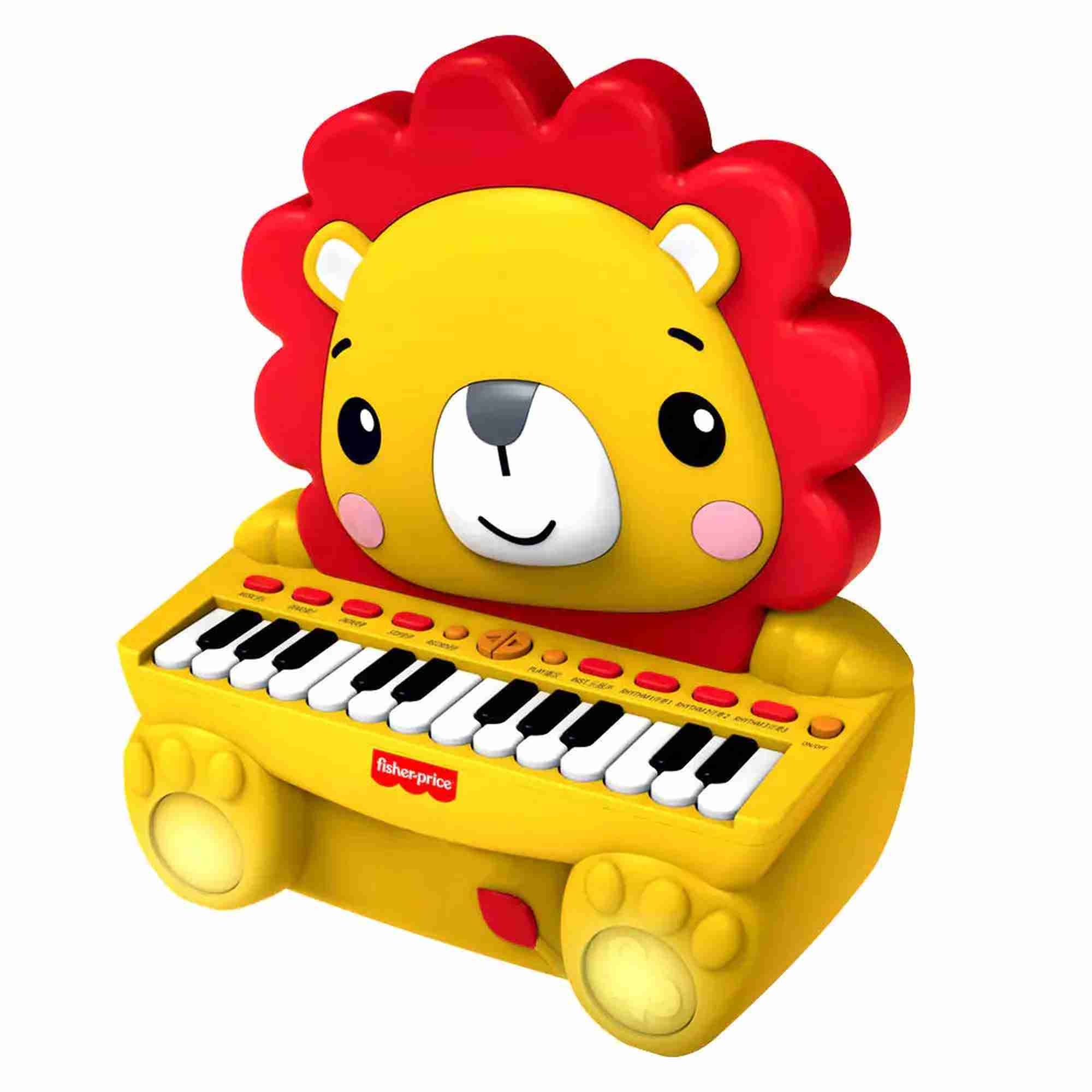 Reig | Fisher Price Lion Toy Piano with 24-Key Keyboard