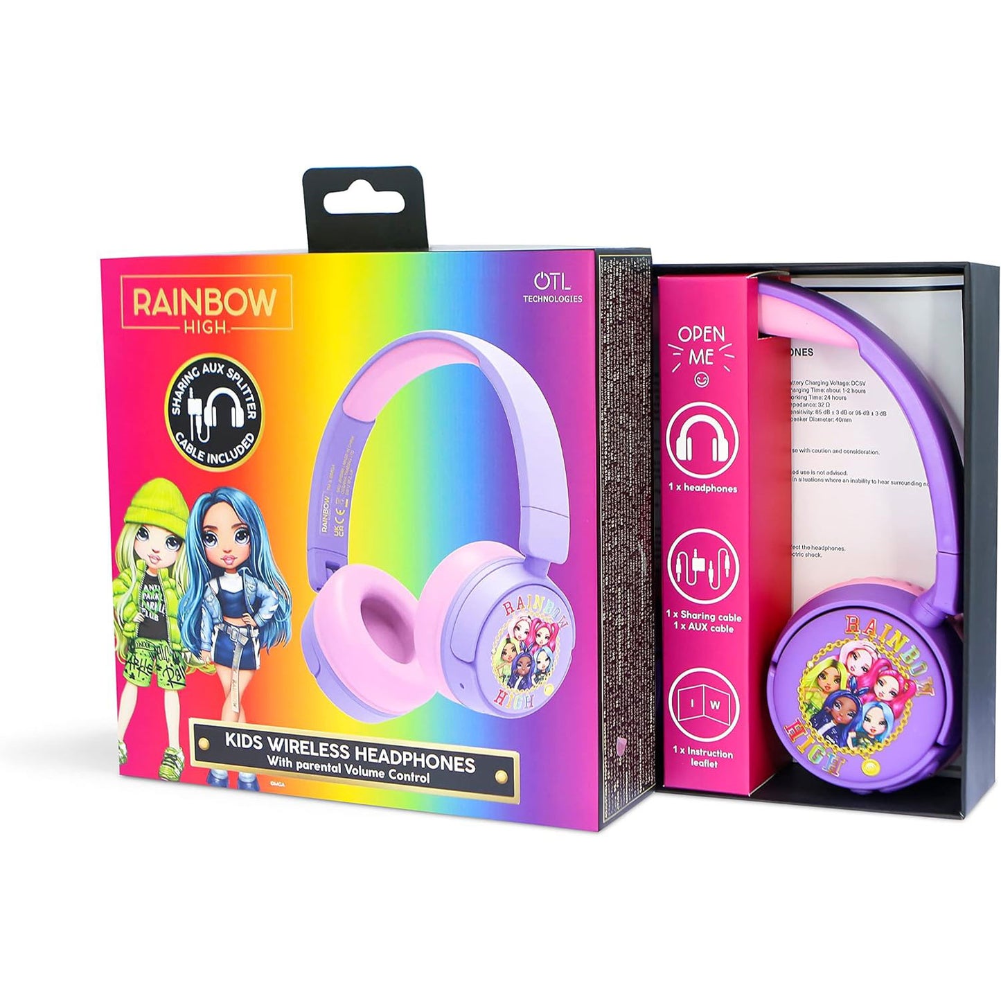 Rainbow High | Kids Wireless Bluetooth Headphones