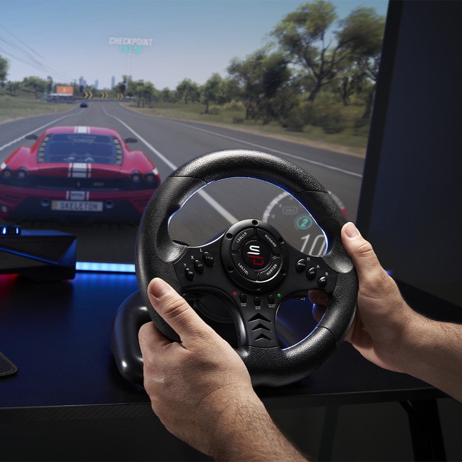Superdrive | SV450 Steering Wheel for Switch 2, Switch, PS4 & Xbox