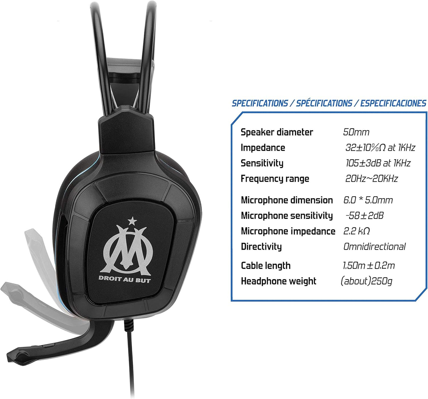 Subsonic | Olympique De Marseille Gaming Headset