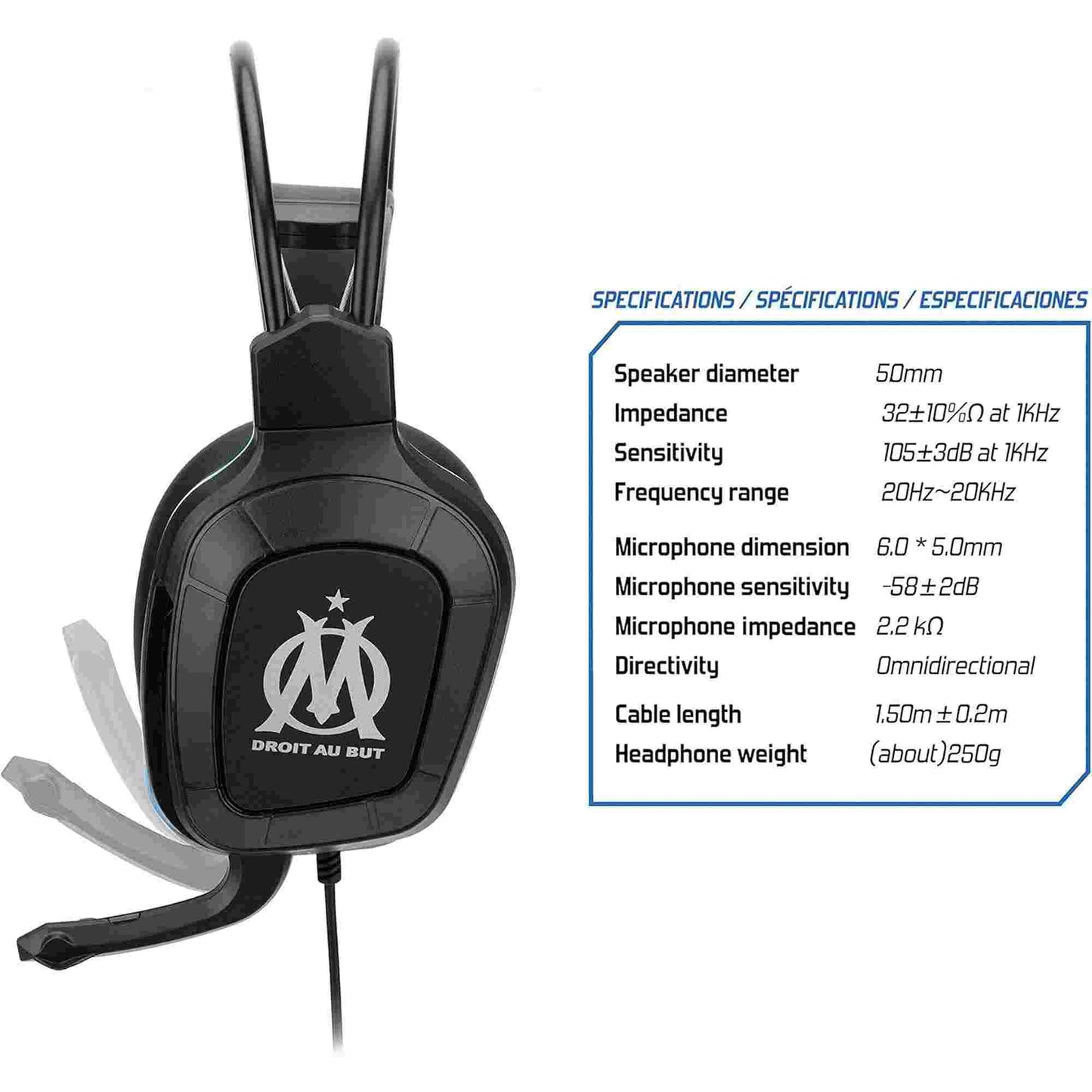 Subsonic | Olympique De Marseille Gaming Headset