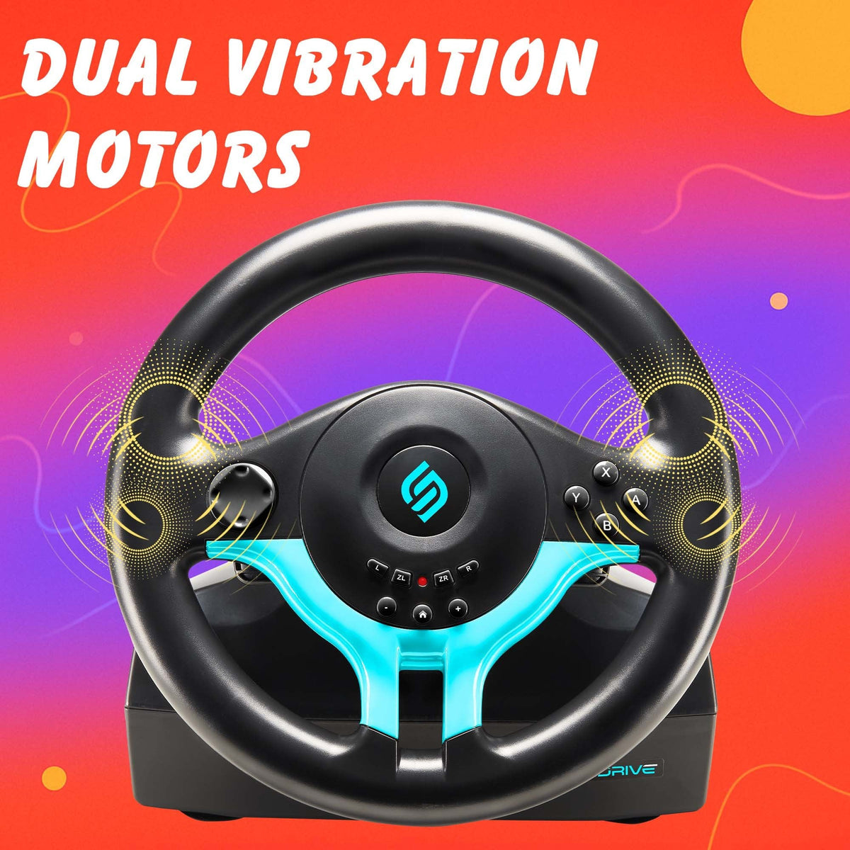Superdrive | SV250-S Steering Wheel for Switch 2 & Switch Blue