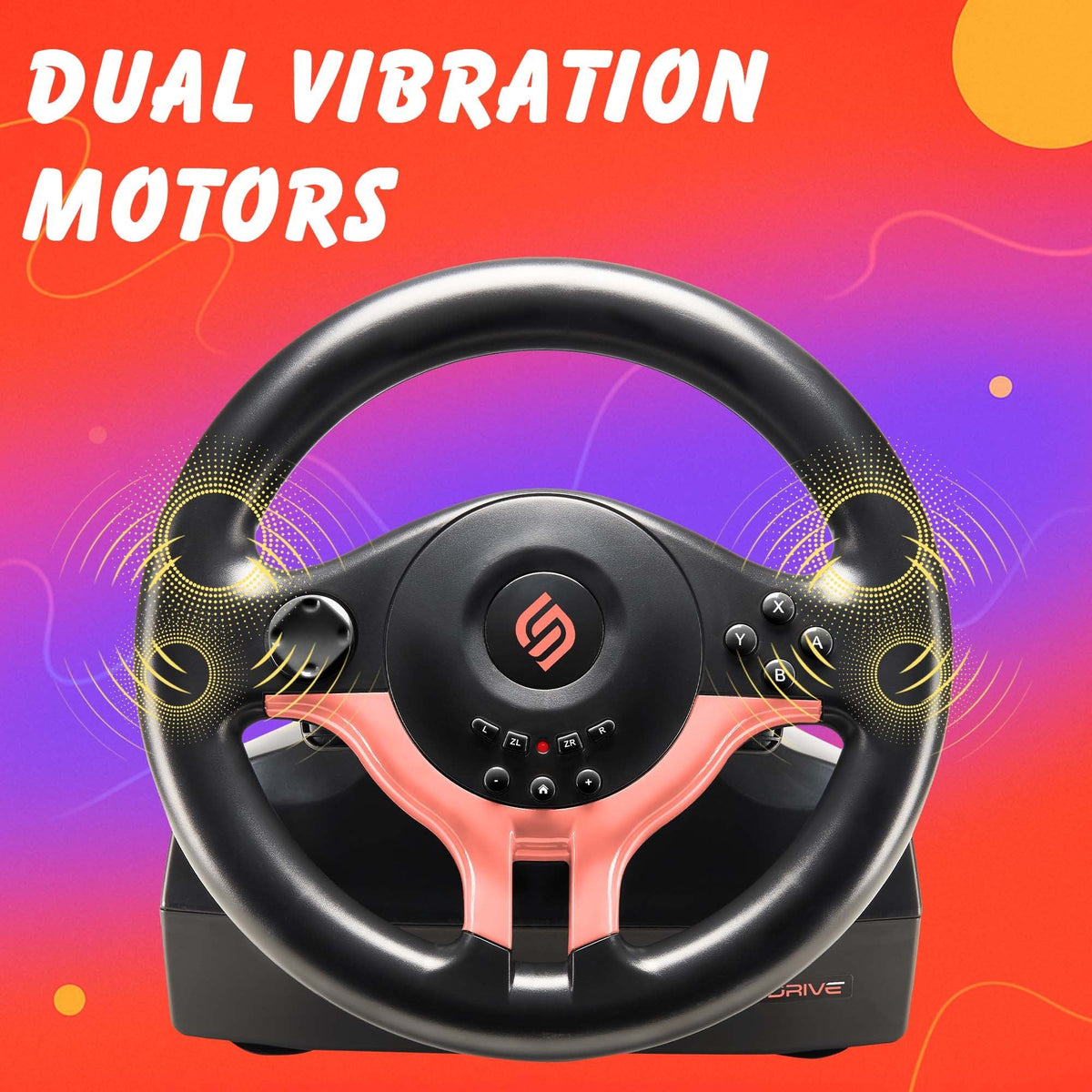 Superdrive | SV250-S Steering Wheel for Switch 2 & Switch Red