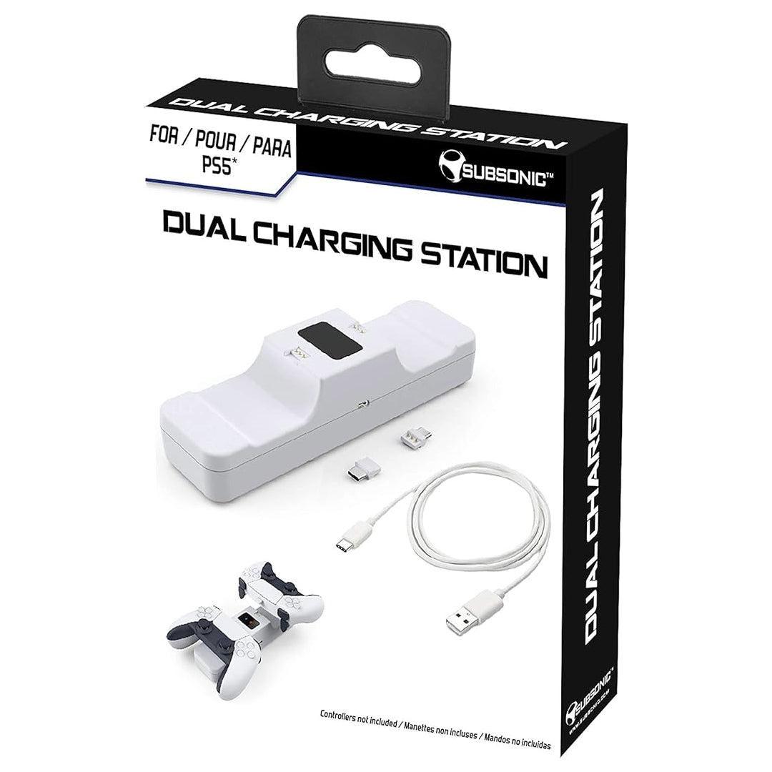 Subsonic | Dual Charging Dock for 2 Dual-Sense Controllers - qwirkyshop